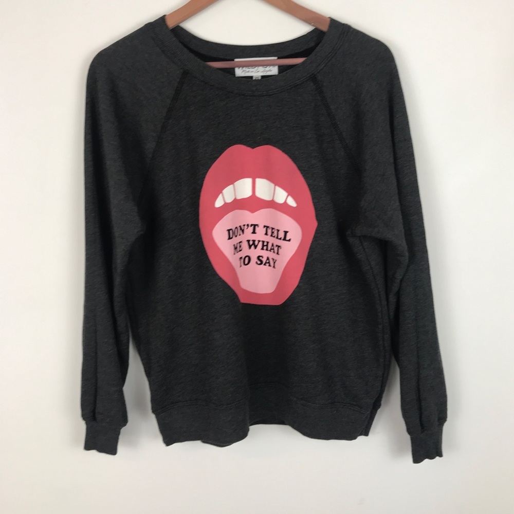 Wildfox DON'T TELL ME SOMMERS SWEATER NWT - Picture 4 of 8